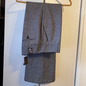 The Limited, Brown Tweed Fit Flare Wool Slack/Pant